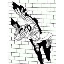 Spider-Man (Superheroes and Supervillains) coloring page #78901 to print and color