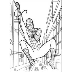 Coloring page: Spider-Man (Superheroes and Supervillains) #78908 - Free Printable Coloring Pages