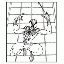 Spider-Man (Superheroes and Supervillains) coloring page #78958 to print and color