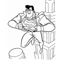 Superman (Superheroes and Supervillains) coloring page #189545 to print and color