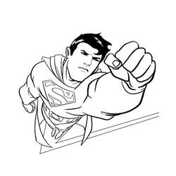 Superman (Superheroes and Supervillains) coloring page #189546 to print and color