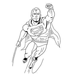 Superman (Superheroes and Supervillains) coloring page #189549 to print and color