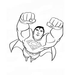 Superman (Superheroes and Supervillains) coloring page #189550 to print and color