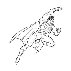 Superman (Superheroes and Supervillains) coloring page #189556 to print and color