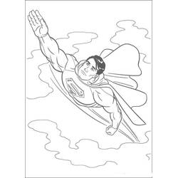 Superman (Superheroes and Supervillains) coloring page #189566 to print and color