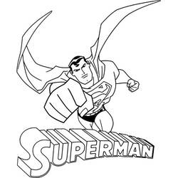 Superman (Superheroes and Supervillains) coloring page #189568 to print and color