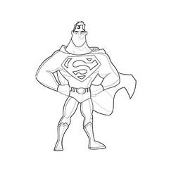 Superman (Superheroes and Supervillains) coloring page #189569 to print and color