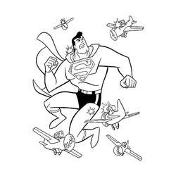 Superman (Superheroes and Supervillains) coloring page #189577 to print and color