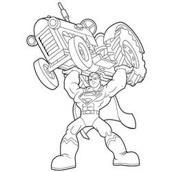 Superman (Superheroes and Supervillains) coloring page #189592 to print and color