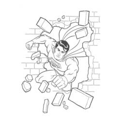 Superman (Superheroes and Supervillains) coloring page #83616 to print and color