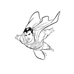 Superman (Superheroes and Supervillains) coloring page #83637 to print and color