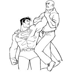Superman (Superheroes and Supervillains) coloring page #83681 to print and color
