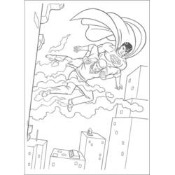 Superman (Superheroes and Supervillains) coloring page #83692 to print and color