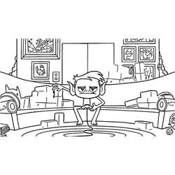 Teen Titans Go! (Superheroes and Supervillains) coloring page #196435 to print and color