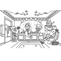Teen Titans Go! (Superheroes and Supervillains) coloring page #196439 to print and color