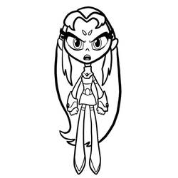 Teen Titans Go! (Superheroes and Supervillains) coloring page #196451 to print and color