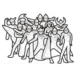 Ultraman (Superheroes and Supervillains) coloring page #205672 to print and color