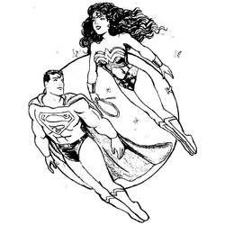 Wonder Woman (Superheroes and Supervillains) coloring page #196909 to print and color