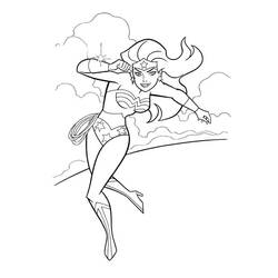 Wonder Woman (Superheroes and Supervillains) coloring page #196926 to print and color