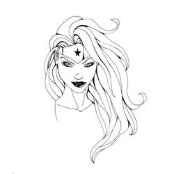 Wonder Woman (Superheroes and Supervillains) coloring page #196932 to print and color