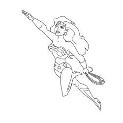 Wonder Woman (Superheroes and Supervillains) coloring page #196934 to print and color