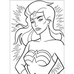 Wonder Woman (Superheroes and Supervillains) coloring page #196946 to print and color