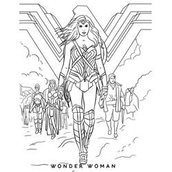 Wonder Woman (Superheroes and Supervillains) coloring page #196958 to print and color