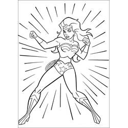 Coloring page: Wonder Woman (Superheroes and Supervillains) #74546 - Free Printable Coloring Pages
