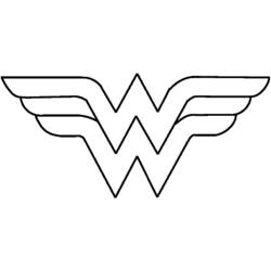 Coloring page: Wonder Woman (Superheroes and Supervillains) #74640 - Free Printable Coloring Pages