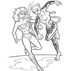 Coloring page: Wonder Woman (Superheroes and Supervillains) #74649 - Free Printable Coloring Pages