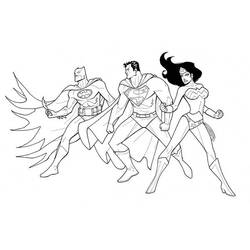 Coloring page: Wonder Woman (Superheroes and Supervillains) #74665 - Free Printable Coloring Pages