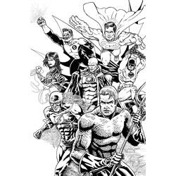 Coloring page: Wonder Woman (Superheroes and Supervillains) #74735 - Free Printable Coloring Pages