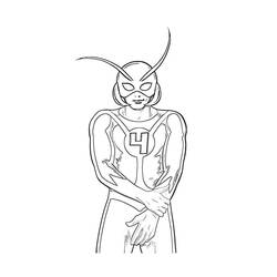 Coloring page: Ant-Man (Superheroes) #77669 - Free Printable Coloring Pages