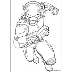 Coloring page: Ant-Man (Superheroes) #77670 - Free Printable Coloring Pages