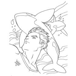 Coloring page: Aquaman (Superheroes) #84973 - Printable coloring pages