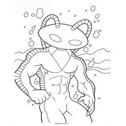 Coloring page: Aquaman (Superheroes) #84981 - Free Printable Coloring Pages