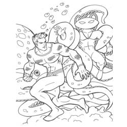 Coloring page: Aquaman (Superheroes) #85007 - Free Printable Coloring Pages