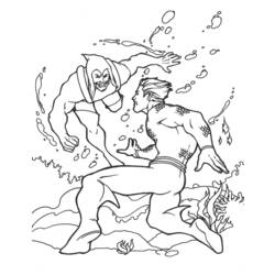 Coloring page: Aquaman (Superheroes) #85010 - Free Printable Coloring Pages