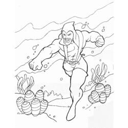 Coloring page: Aquaman (Superheroes) #85011 - Free Printable Coloring Pages
