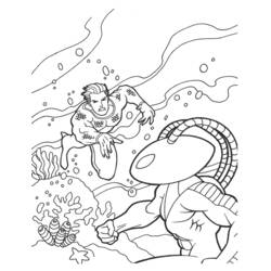 Coloring page: Aquaman (Superheroes) #85016 - Free Printable Coloring Pages