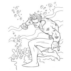 Coloring page: Aquaman (Superheroes) #85018 - Free Printable Coloring Pages