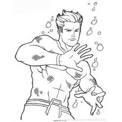 Coloring page: Aquaman (Superheroes) #85019 - Free Printable Coloring Pages