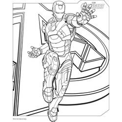 Coloring page: Avengers (Superheroes) #74021 - Printable coloring pages
