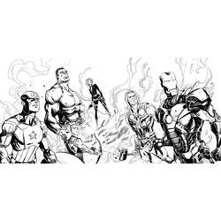 Coloring page: Avengers (Superheroes) #74035 - Free Printable Coloring Pages