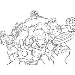 Coloring page: Avengers (Superheroes) #74043 - Printable coloring pages