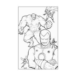Coloring page: Avengers (Superheroes) #74052 - Free Printable Coloring Pages