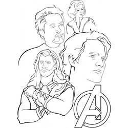 Coloring page: Avengers (Superheroes) #74102 - Free Printable Coloring Pages