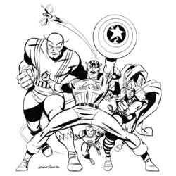 Coloring page: Avengers (Superheroes) #74103 - Free Printable Coloring Pages