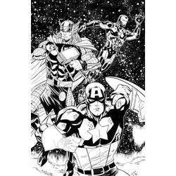 Coloring page: Avengers (Superheroes) #74196 - Free Printable Coloring Pages