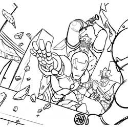 Coloring page: Avengers (Superheroes) #74226 - Free Printable Coloring Pages